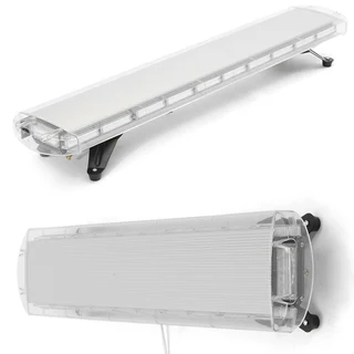Security Vehicle Roof Top COB LED Strobe Flash Light. Cool White. Bracket Mount. Brand New Products.