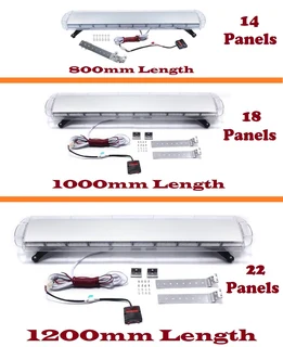 Construction Vehicle / Tow Truck Roof Top COB LED Strobe Flash Light Bars. Bracket Mount. Brand NEW.