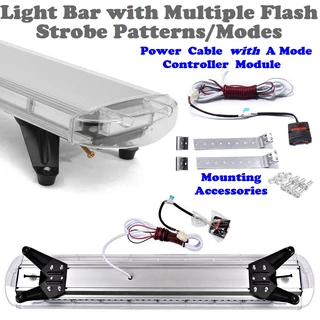 Vehicle Strobe Roof Top Emergency Warning Flash Light. Cool White Light Colour. Brand New Products.