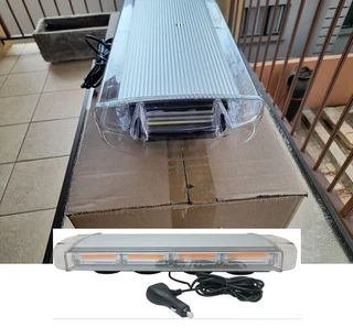 Amber Emergency Hazard Warning Vehicle Roof Top COB LED Strobe Flash Light Bar. Brand New Products.