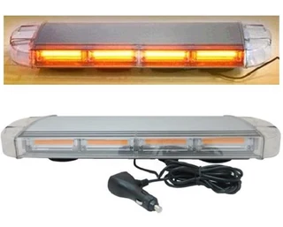 Amber Emergency Hazard Warning Vehicle Roof Top COB LED Strobe Flash Light Bar. Brand New Products.