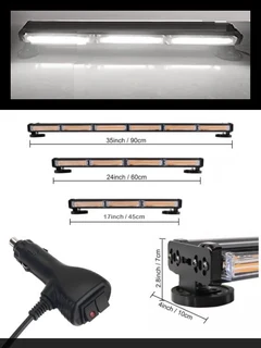 Double Sided Strobe Flash Warning COB LED Light Bars. Cool White Light Colour. Brand New Products.