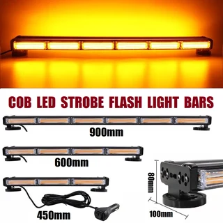Double Sided Strobe Flash Warning COB LED Light Bars. Amber Orange Light Colour. Brand New Products.