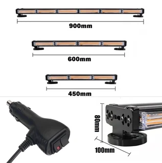 Double Sided Strobe Flash Warning COB LED Light Bars. Amber Orange Light Colour. Brand New Products.
