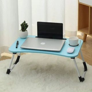 Laptop Table Stand. Large Ergonomic Design Foldable, Portable, Durable and Storage Drawer. Brand New