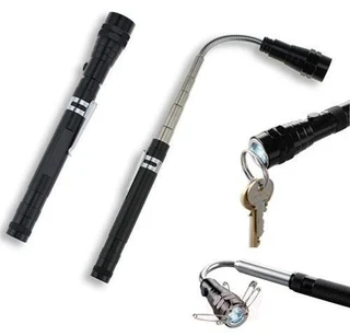 Flexi Torch 3-LED Telescopic Flexible Bendable Magnetic Unique Pick-Up Tool Flashlight. Brand New.