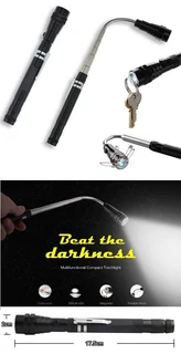 Flexi Torch 3-LED Telescopic Flexible Bendable Magnetic Unique Pick-Up Tool Flashlight. Brand New.