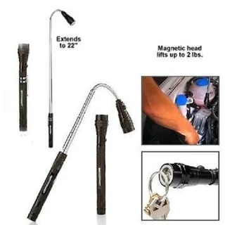 Flexi Torch 3-LED Telescopic Flexible Bendable Magnetic Unique Pick-Up Tool Flashlight. Brand New.