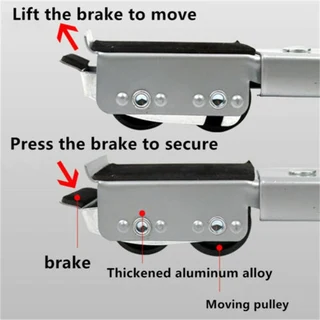 Extendable, Adjustable Appliance Rollers with Brakes. Moving Wheels Trolley. Brand New Products.