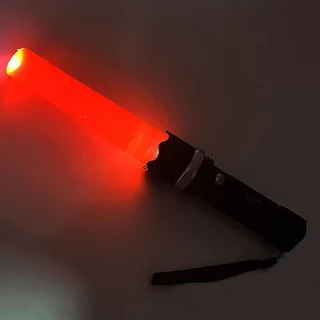 Rechargeable Hand-Held Safety Signal Wand LED Light and Torch All In 1. Traffic Wand. New Products.