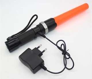 Rechargeable Hand-Held Safety Signal Wand LED Light and Torch All In 1. Traffic Wand. New Products.