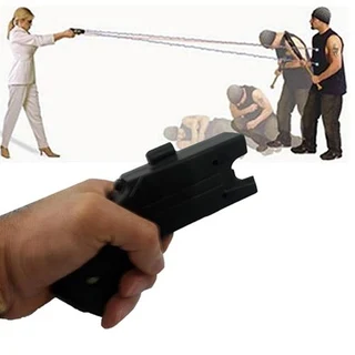 Electric Stun Shock Self Defence Device Kit. It Launches A Barbed Probe Projectile. Brand New Items.