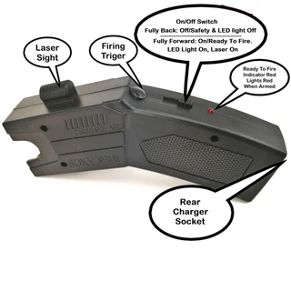 Electric Stun Shock Self Defence Device Kit. It Launches A Barbed Probe Projectile. Brand New Items.