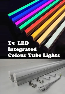 T5 Integrated LED Tube Lights 2ft 600mm 60cm, Complete With Brackets and Fittings. Brand New Product