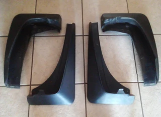 Full Set Of BMW X5 E70 F15 Mud Flaps, Splash Guards, Mud Guards, Splash Shields. Second Hand (Used).