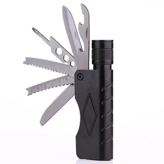 Multifunction 7-in-1 Multi-Tool CREE LED Torch Flashlight Swiss Knife. A must have. Brand New Item.