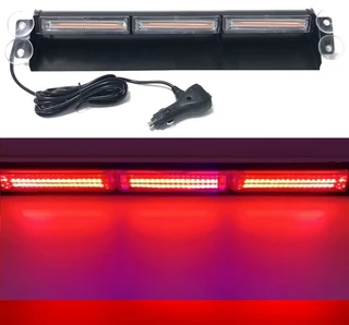Very Long Vehicle Flash Strobe Red COB LED Windscreen Dashboard Dash Light Bar. Brand New Products.