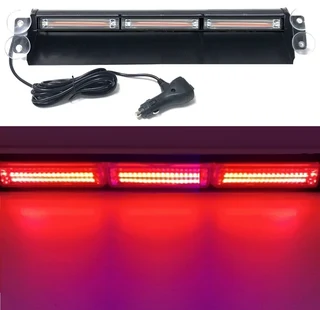 Very Long Vehicle Flash Strobe Red COB LED Windscreen Dashboard Dash Light Bar. Brand New Products.