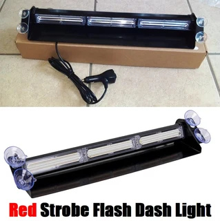 Very Long Vehicle Flash Strobe Red COB LED Windscreen Dashboard Dash Light Bar. Brand New Products.