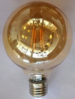 Novelty and Unique LED Light Bulbs. Filament LED Vintage G95 Design. Warm White. Brand New Products.