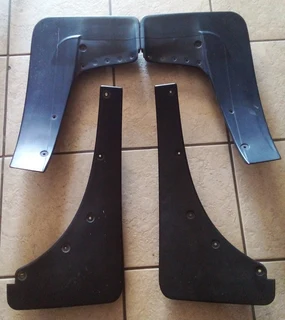 Full Set Of BMW X5 E70 F15 Mud Flaps, Splash Guards, Mud Guards, Splash Shields. Second Hand (Used).