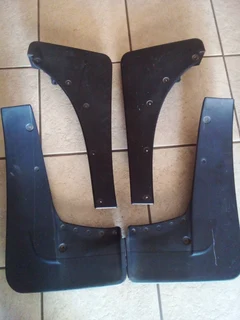 Full Set Of BMW X5 E70 F15 Mud Flaps, Splash Guards, Mud Guards, Splash Shields. Second Hand (Used).