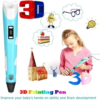 Intelligent 3D Pen With LED Display, Compatible PLA, ABS Filaments, Ideal Arts and Crafts Gift. NEW