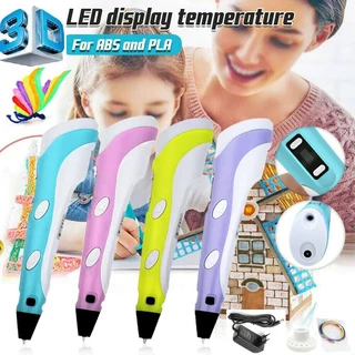 Intelligent 3D Pen With LED Display, Compatible PLA, ABS Filaments, Ideal Arts and Crafts Gift. NEW