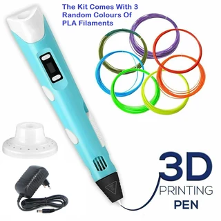 Intelligent 3D Pen With LED Display, Compatible PLA, ABS Filaments, Ideal Arts and Crafts Gift. NEW