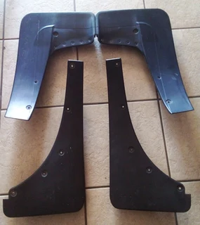 Full Set Of BMW X5 E70 F15 Mud Flaps, Splash Guards, Mud Guards, Splash Shields. Second Hand (Used).