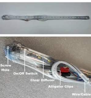 LED Rigid Tube Lights 12V LED Lamps With On/Off Switch Different Sizes and Prices 18cm to 150cm. NEW
