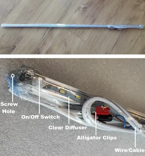 LED Rigid Tube Lights 12V LED Lamps With On/Off Switch Different Sizes and Prices 18cm to 150cm. NEW