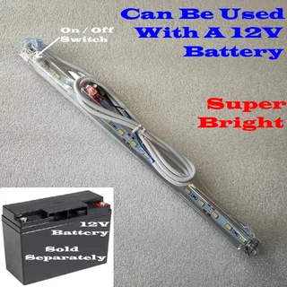 LED Rigid Tube Lights 12V LED Lamps With On/Off Switch Different Sizes and Prices 18cm to 150cm. NEW