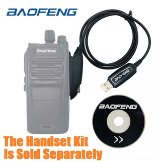 USB Programming Cable plus CD For Two-Way Walkie Talkie Ham Radios, Transceivers. Brand New Items.