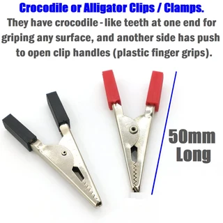 Insulated Crocodile Clips Alligator Clips Crocodile Clamps Alligator Clamps. Brand New Products.