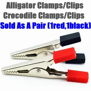 Insulated Crocodile Clips Alligator Clips Crocodile Clamps Alligator Clamps. Brand New Products.