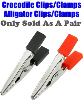 Insulated Crocodile Clips Alligator Clips Crocodile Clamps Alligator Clamps. Brand New Products.
