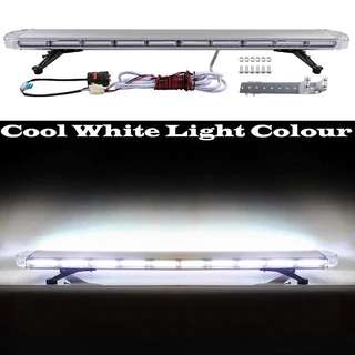 Cool White COB LED Security Vehicle Roof Top Strobe Flash Ultra Slim Version Light Bar. Brand NEW