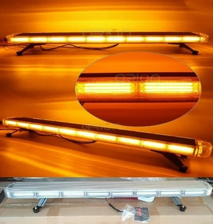 Amber Orange COB LED Security Vehicle Roof Top Strobe Flash Ultra Slim Version Light Bar. Brand NEW