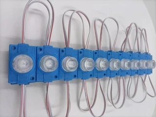 Blue Light Colour LED Light Waterproof Injection Moulded Modules with Dome Lens. Brand New Products.