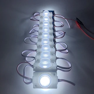Cool White Light Colour LED Light Waterproof Injection Moulded Modules with Dome Lens. Brand NEW.