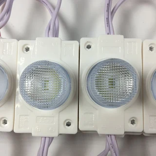 Cool White Light Colour LED Light Waterproof Injection Moulded Modules with Dome Lens. Brand NEW.