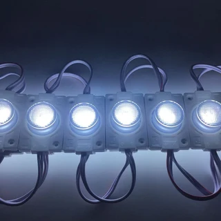 Cool White Light Colour LED Light Waterproof Injection Moulded Modules with Dome Lens. Brand NEW.