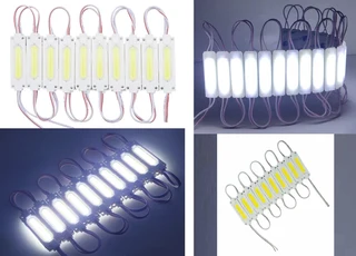 Giant Cool White COB LED Light Modules. Waterproof Injection Moulded with Lens. Brand New Products.