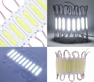 Giant Cool White COB LED Light Modules. Waterproof Injection Moulded with Lens. Brand New Products.