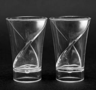 Plastic Twister Shot Cups, Spiral Cocktail Shot Cups. Ultimate Party Gig Items. MOQ Is 20. Brand New