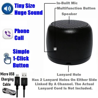 Rechargeable Nano Portable Wireless (Bluetooth) Speaker FO-Y18. Mini Portable Wireless Speaker. NEW.