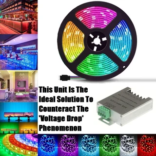 30A 12V~24V MultiColour RGB LED Strip Light Amplifier Aluminium Signal Booster. Brand New Products.