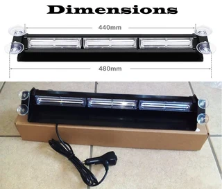 Very Long COB LED Windscreen Emergency Vehicle Flash Warning Dash Lights. Brand New Products.