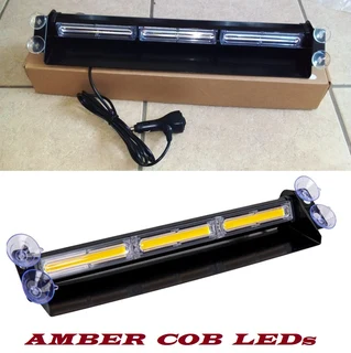 Very Long Amber COB LED Windscreen Emergency Vehicle Flash Warning Dash Lights. Brand New Products.
